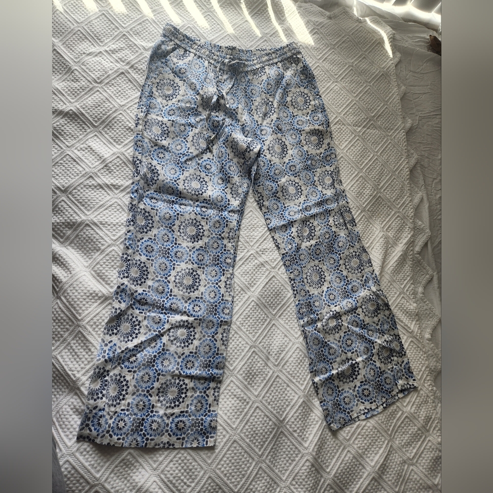 Floral Patterned Pajama Pants